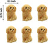 Door Hinge Heads Decorative Topper - Magnetic Hinge Head Dog Set of 6 for Home Decor