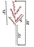 DODXIAOBEUL 25 Inch Decoration,4 Pack Artificial Red Berry Stems Branches,Faux Berries Fake Flower for Christmas Year