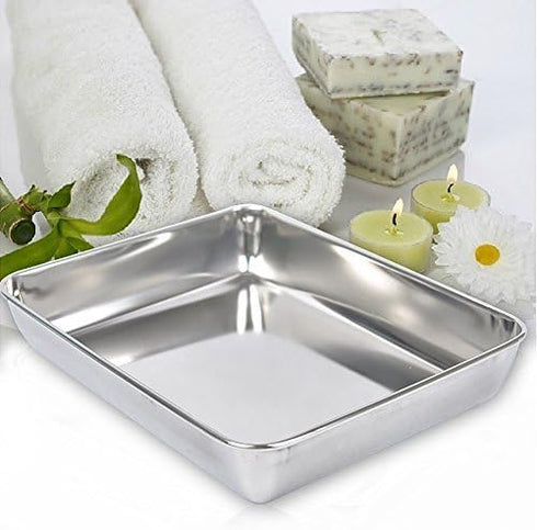 Heavy Duty Stainless Steel Baking Pans, Sheet Pan, Cookie Sheet, Hotel Pan, Dishwasher Safe by Meleg Otthon