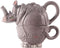 Blue Sky Ceramic Rhino Tea for One, 8.5"x5"x6.75"