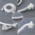 6.6FT 2-Meter Washing Machine Water Supply Pipe Extension, Fully Automatic Drum Inlet Hose with Steel Head