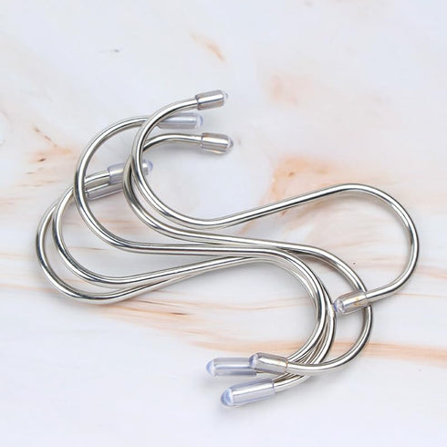 5 Pcs White Awning Clothes Hook for RV Caravan Camper, Organizer Rack Hanger for Outdoor Car Tools