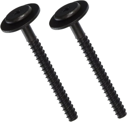 316433300 Black Metal Screw for Range Oven Door Handle Compatible with Frigidaire, Kenmore, Electrolux (2PACK)