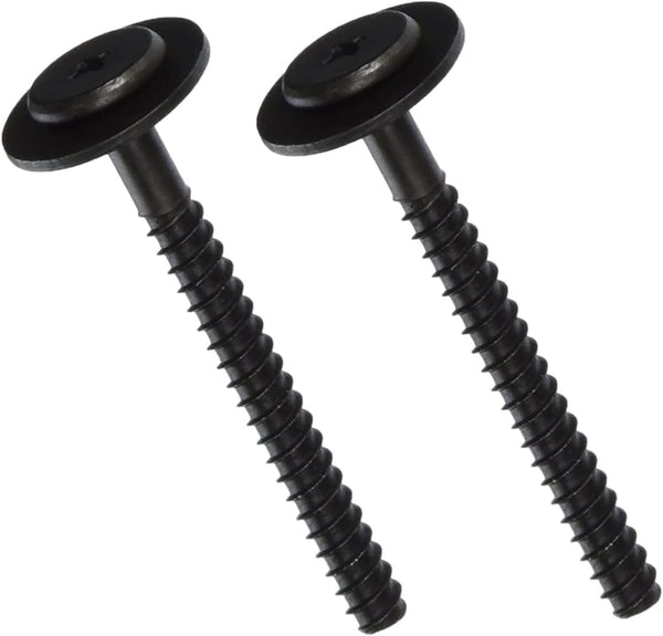 316433300 Black Metal Screw for Range Oven Door Handle Compatible with Frigidaire, Kenmore, Electrolux (2PACK)
