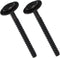 316433300 Black Metal Screw for Range Oven Door Handle Compatible with Frigidaire, Kenmore, Electrolux (2PACK)