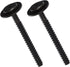 316433300 Black Metal Screw for Range Oven Door Handle Compatible with Frigidaire, Kenmore, Electrolux (2PACK)