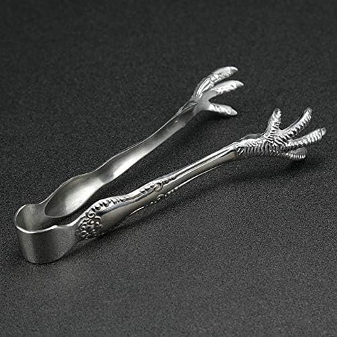 Bar Ice Hockey Special Eagle Claw Shape Serving Tongs, Ice Tongs