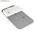 Madesmart Premium Antimicrobial Classic Large Knife Mat, Soft-Grip Non-Slip Drawer Organizer, EPA Certified, White