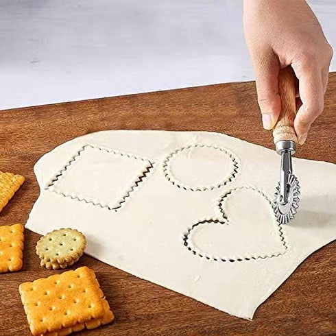 Pasta Maker Cutter Wheel, Dough Ravioli Pizza Cutter Wheel for Home and Kitchen, 1.3"
