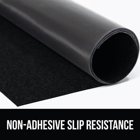 GORILLA GRIP LeakGuard Non-Adhesive Under Sink Mat - Waterproof Quick Dry Shelf Liner for Kitchen Cabinet, 24x24 Black