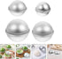 Tofficu 8Pcs Dome Cake Pan, Aluminum Cake Ball Mold - 1.77+2.16+2.55+3.14 Inch Half Ball Cake Pan for DIY Baking