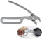 OBTANIM Heavy Duty Pizza Pan Gripper - Cast Aluminum Anti-Scald Baking Pan Gripper Clips for Hot Plates
