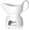 Nucookery Large Classic Gravy Boat with Warmer, 17 Oz, White Fine Porcelain, Microwave & Freezer Safe