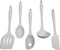 Chef Craft Premium Silicone Kitchen Tool Set, 5 Piece, Gray