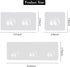 Meisuitd 12Pcs Adhesive Hooks Sticker, Waterproof Corner Shower Caddy Adhesive Hooks Replacement, Strong Adhesive Wall