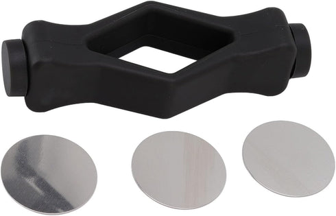 Front Load Washer Door Prop, Flexible Mouth Shape Stopper to Prevent Accidental Closing, 3 Adhesive Sheets (Black)