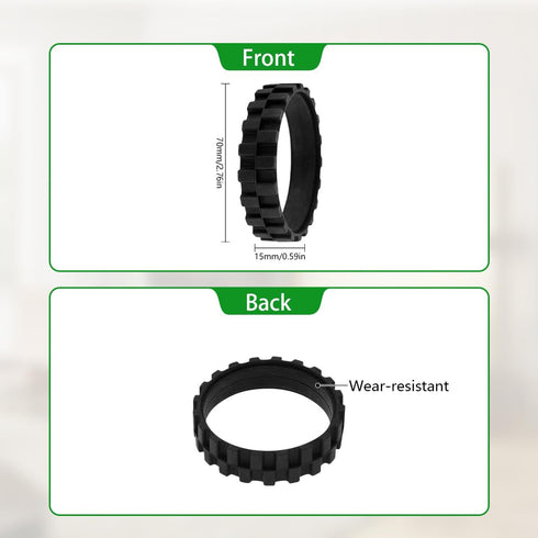 Neutop Replacement Front Caster Ball Wheel Tire Kit for iRobot Roomba 500, 600, 700, 800, 900