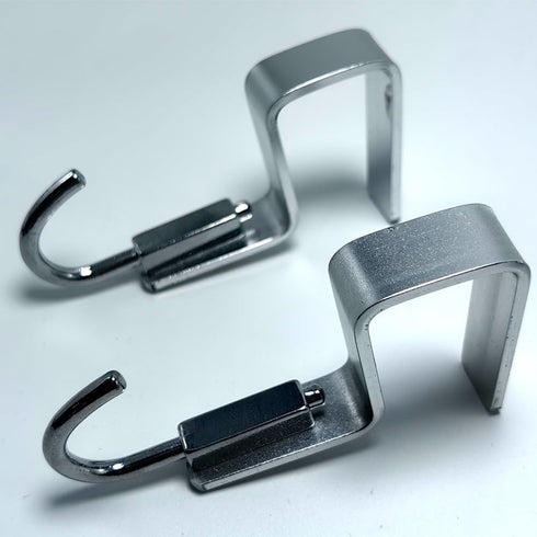 2 Pcs Desk Hook, Student Desktop Nail-Free Hook, Table Hook for Schoolbag, Space Aluminium Alloy Hanger Hooks