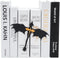 YUKEI Metal Fantasy Dragon Shelf Decor 4th Wing Dragon Silhouette Bookend Ornament for