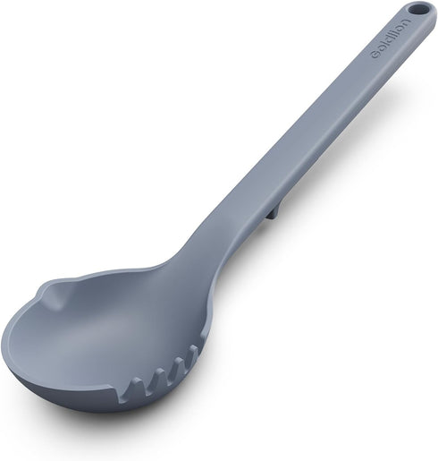 Goldlion Silicone Spoon Soup Ladle for Cooking, Mixing & Serving, Non-Stick Cookware Safe