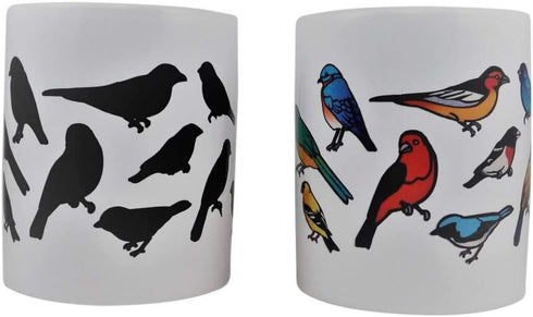 Wild Birds Magic Mug - Color Changing Coffee Mug - Bird Gift - 11oz
