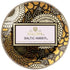 Voluspa Baltic Amber Candle | Mini Tin | 4 Oz. | 25 Hour Burn Time | Coconut Wax for Cleaner Burn