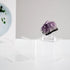 Clear Acrylic Geodes Rocks Display Easel Stands, 3 Pegs Support Holder Box for Small Collectibles (1 Pcs)