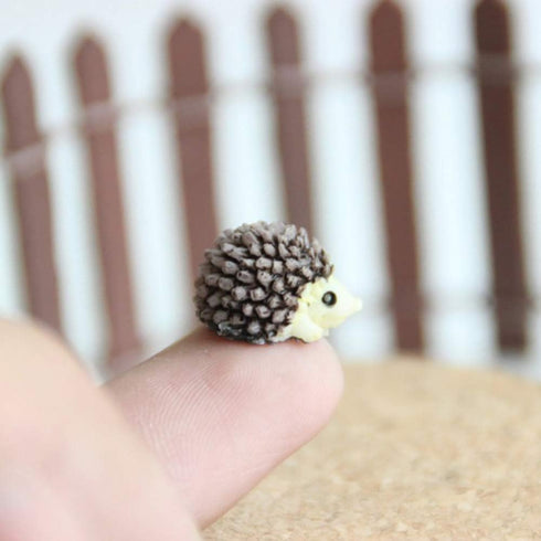 X Hot Popcorn 30 Pcs Mini Hedgehog Figurines - Miniature Moss Landscape DIY Garden Decor