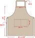 16 2 BBQ(16, PCS Plain Color Bib Adult Apron for Women Men with Pockets Waterproof Apron for Kitchen Cooking Drawing