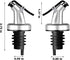 Auconda 10 Pack Oil Spouts, Olive Oil Vinegar Bottle Stopper Dispenser with Tube Brush, Leakproof Bottle Spouts