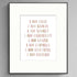 8x10 Affirmations Print, I Am Kind, I Am Brave, Affirmations For Kids, Inspirational Quote, Nursery Room Decor