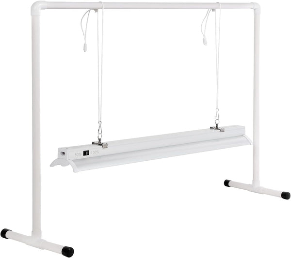 iPower 2 Feet LED Grow Light Stand Natural White Full Spectrum for