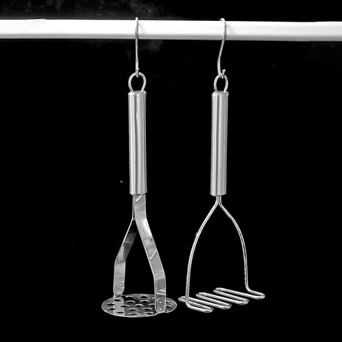 ReaNea 2pcs, Potato Masher Stainless Steel Mashed Potato Masher Kitchen Tool, Durable Mash Potatoes Masher Kitchen