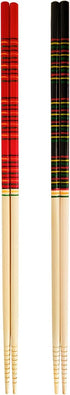 Bamboo Noodles Kitchen Cooking Frying Chopsticks, Set of 2 Pairs, 13.0 Inches Long, Eco-Friendly Fsc Certified