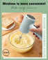 Electric Hand Mixer Egg Beater, USB Rechargeable Handheld Mixer