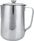 Stainless Steel Milk Frothing Pitcher with Lid for Latte Coffee Art, 1500ML, for Office Kitchen with Handle