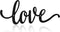 Metal Wall Decor Rustic Letter Signs, Black Wall Art Hanging Word Cutout Decoration for Home (Love Style)