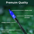 50 16 9 6 LAMPHOME LED Blue Christmas Lights Outdoor, FT Mini String Light with Modes & Hour Timer, Waterproof Battery
