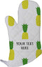 Polyester Oven Mitt, Custom Pineapple Seamless Pattern, Adults Kitchen Mittens