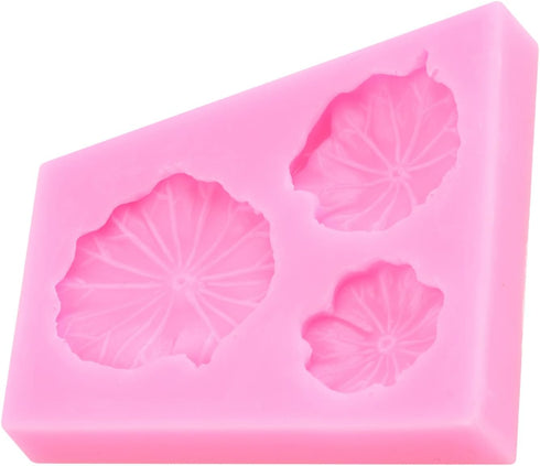 Lotus Leaf Fondant Mold, Silicone Molds for Cake Decoration, Cupcake Topper, Chocolate Candy, Gum Paste, Polymer Clay