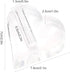 24k Rose Display Stand - Heart-Shaped Stand for Single Real Roses or Artificial Flower Base, Transparent Shelf Support