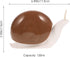 Snail Shaped Soap Dispenser, Cute Hand Soap or Lotion Pump Bottle, Fun Bathroom Accessory, Coffee Color, 6.88 x 4.33 x