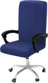 smiry Stretch Computer Office Chair Covers, Soft Fit Universal Desk Slipcovers, Removable Washable Anti-Dust Protector