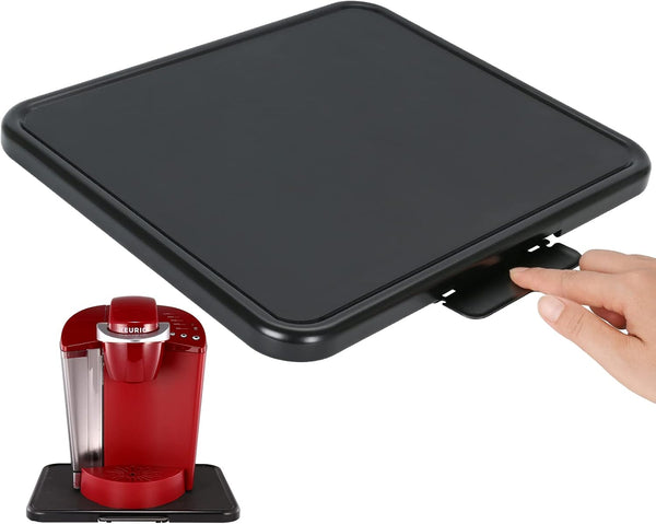 Kitchen Caddy Sliding Tray, Appliance Coffee Maker Slider, Rolling Tray for Stand Mixer, Air Fryer, Toaster