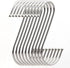 10 Pack Premium 4.5 inch Heavy Duty Stainless Steel S Hooks, Ideal for Hanging Pots, Pans, Plants