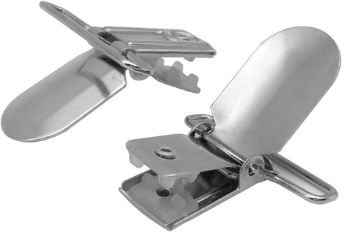 20-Piece Men's Suspender Clips - Heavy Duty Bed Sheet Fasteners and Straps Holder