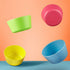 GET FRESH Bamboo Kids Snack Bowls - Set of 4, BPA Free, Dishwasher Safe & Stackable