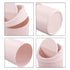 Plastic Tiny Waste Bin, Desktop Mini Trash Can with Swing Lid, Pink