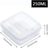 2 Pack Sliced Cheese Container for Fridge, Clear Plastic Butter Block Cheese Slice Storage Box with Flip Lid