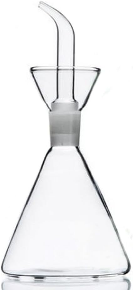 ELETON Olive Oil Dispenser Bottle - Glass with No Drip Bottle Spout - Pourer Dispensing Bottles for Kitchen - 16 oz
